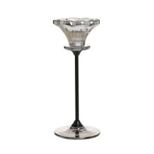 Подсвечник CHANLE H18см, серый