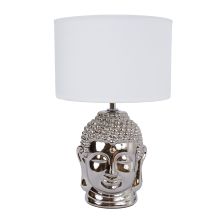 Table lamp BUDDHA H34,5cm, silver