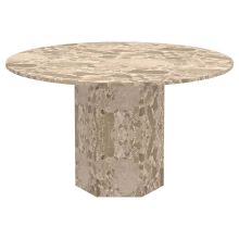 Dining table NAXOS D130xH75cm, brown