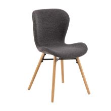 Dining chair BATILDA-A1 grey/oak