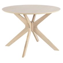 Dining table DUNCAN D105xH75cm, light oak