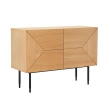 Sideboard NATE 106x40xH76cm, oak