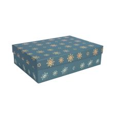 Box NOEL 29x21cm, with a lid, mix