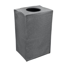 Laundry basket MAX DAY 40x30xH63cm, dark grey