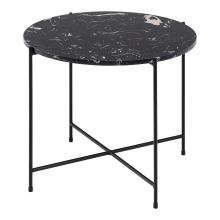 Side table AVILA D52xH40cm, black