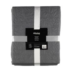 Bedspread SOFIA 250x260cm, grey
