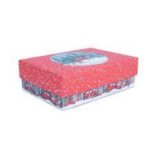 Box NOEL 17x12cm, with a lid, mix