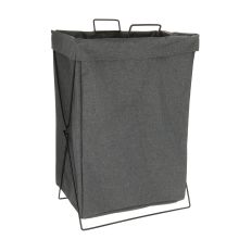 Laundry basket MAX DAY 44x30xH63cm, dark grey