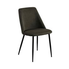 Dining chair INES green/black