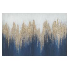 Oil painting 80x120cm, abstract forest