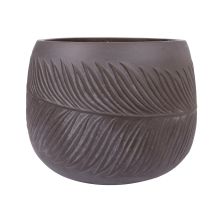 Горшок низкий PALM-2, D36xH25см, коричневый