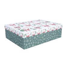 Box CLAUS 37x27cm, with a lid, mix