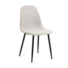 Dining chair CELIA grey/black