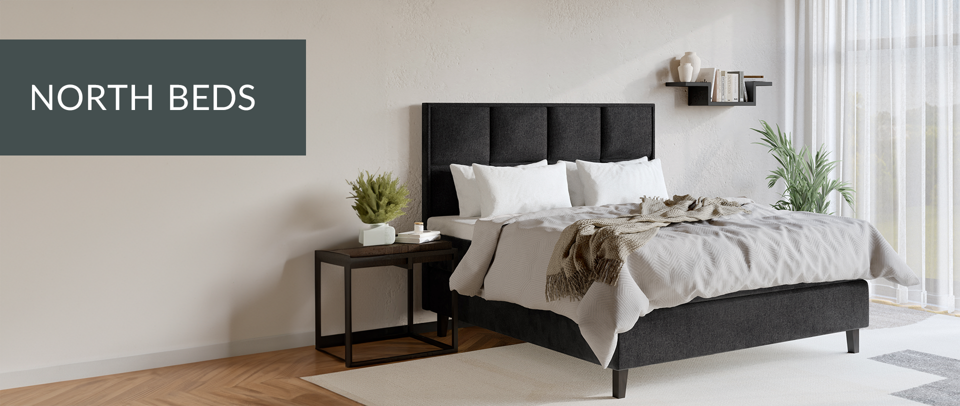 North Beds luksuslik hall kontinentaalvoodi 7-tsoonilise vedrustusega